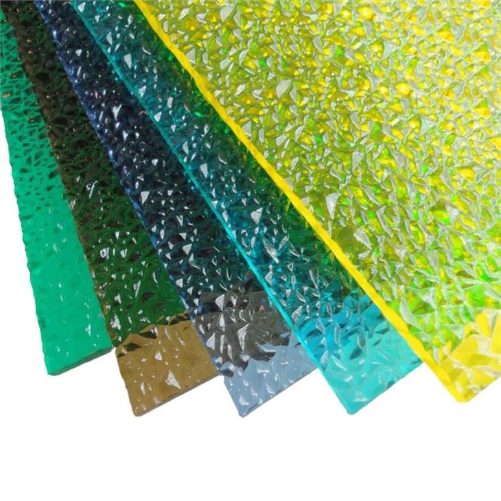 Embossed Solid Polycarbonate Sheet – UV-Protected Textured Strength